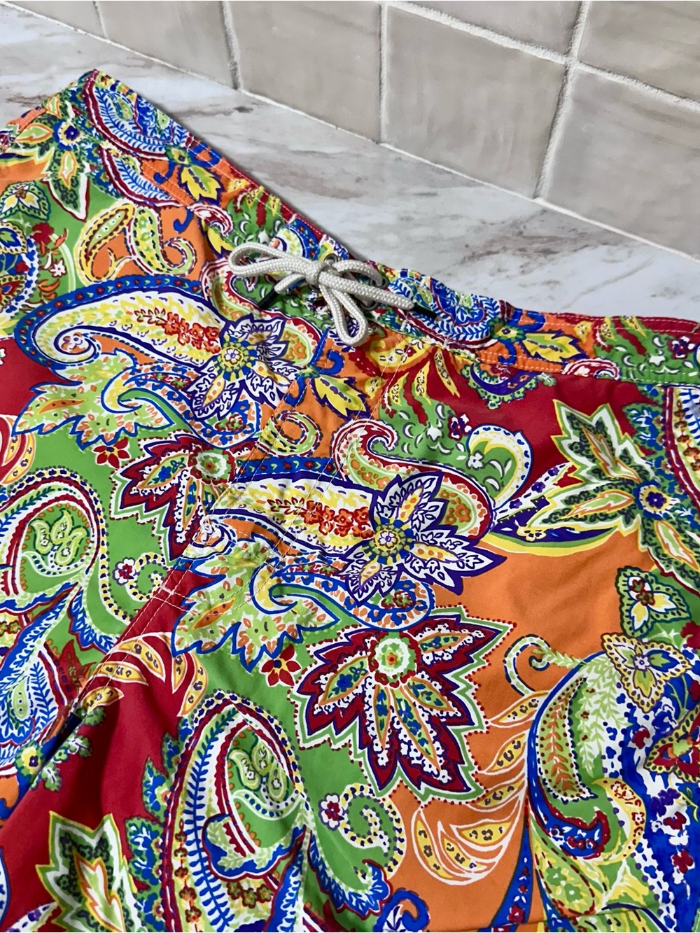 Polo by Ralph Lauren Multicolor Floral Swim Trunks- XL